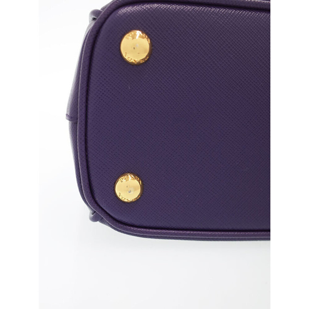 PRADA Galleria Saffiano Leather Shoulder Bag Handbag Bag - Picture 6 of 9
